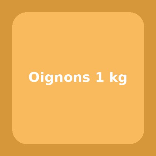 Oignons 1 kg