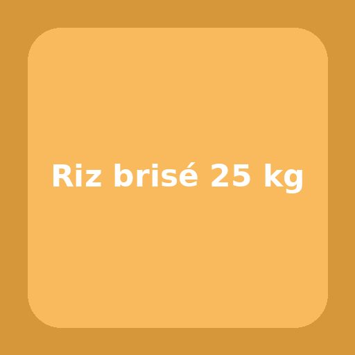 Riz brisé 25 kg