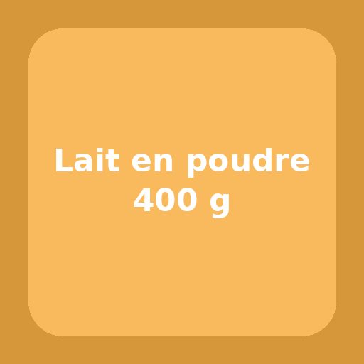 Lait en poudre 400 g
