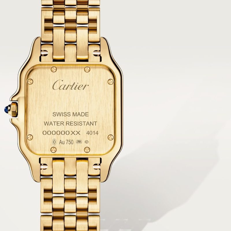 Montre Cartier Panthère dorée (2)