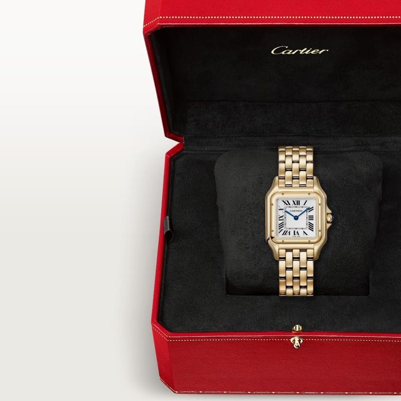Montre Cartier Panthère dorée (5)
