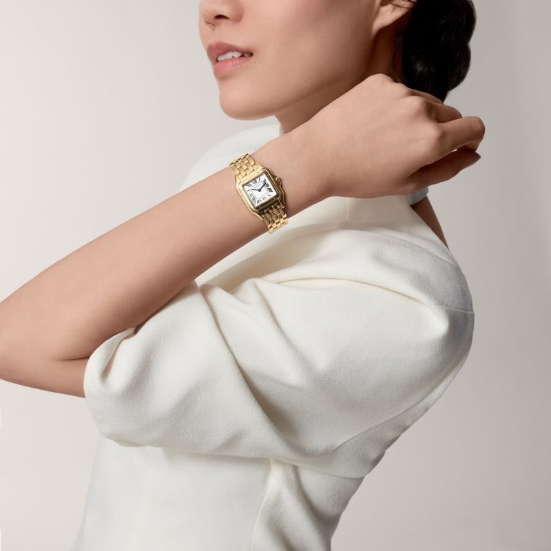 Montre Cartier Panthère dorée (6)