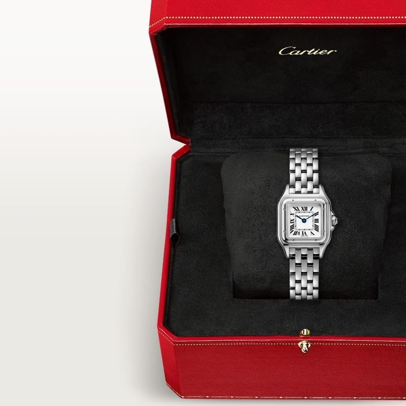 Montre Cartier Panthère argentée (4)